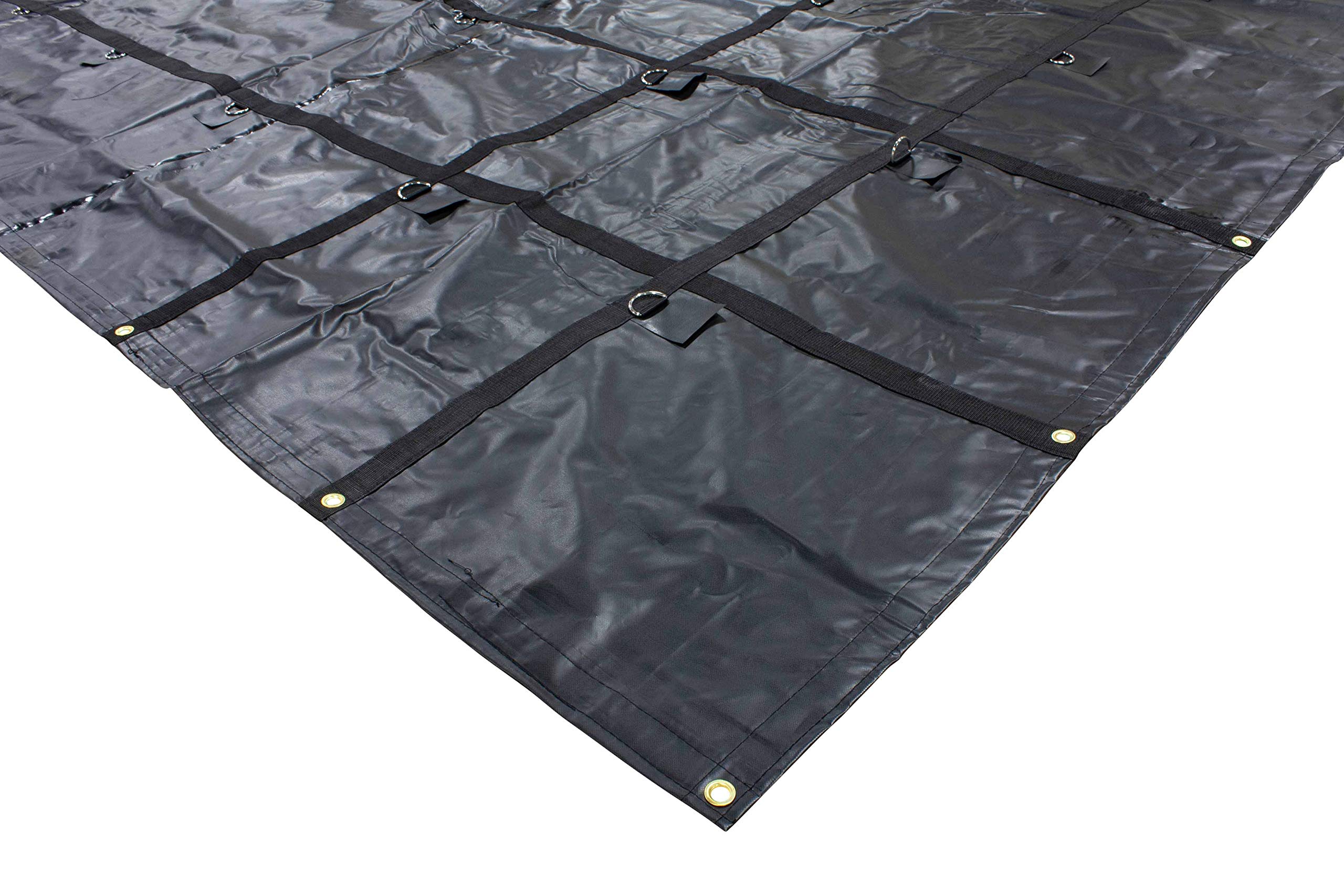 Mytee Products 16' x 16' Flatbed Truck 18 Oz Steel Tarp with 4 FT
